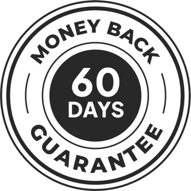 flush factor plus 60 days money back guarantee